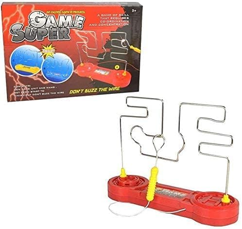 Super Nerve Game Wire Skill Maze Childrens Adults Nerves Touch Classic Retro Family Time Kids